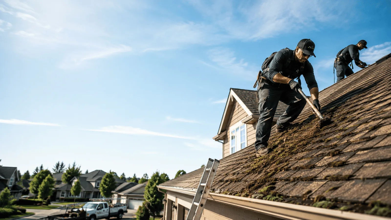 Roof Moss Removal in Fall Creek, OR near me
